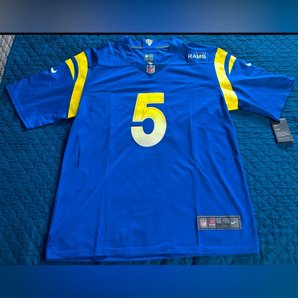 💙💛Blue and Yellow Men's Rams Jersey